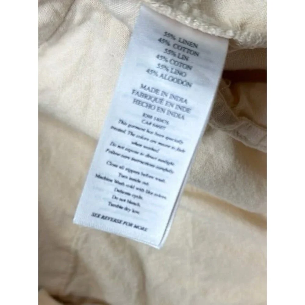 Faherty Linen Shorts khaki size 36